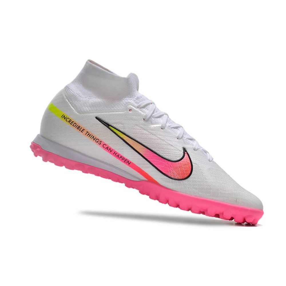 Giày bóng đá Nike Mercurial Superfly 9 Elite Trắng/Hồng TF Rashford