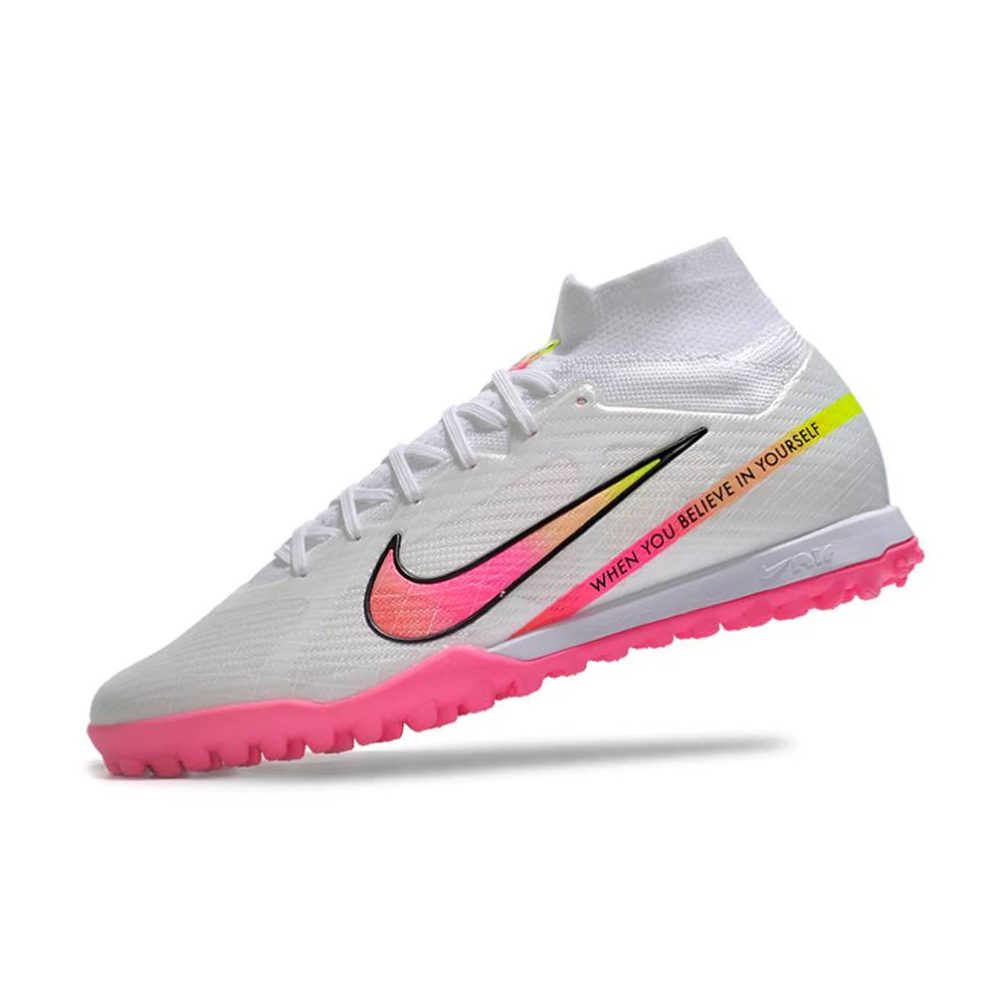 Giày bóng đá Nike Mercurial Superfly 9 Elite Trắng/Hồng TF Rashford