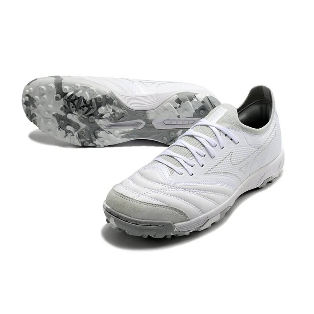 Giày bóng đá Mizuno Morelia Neo Beta TF Trắng Xám