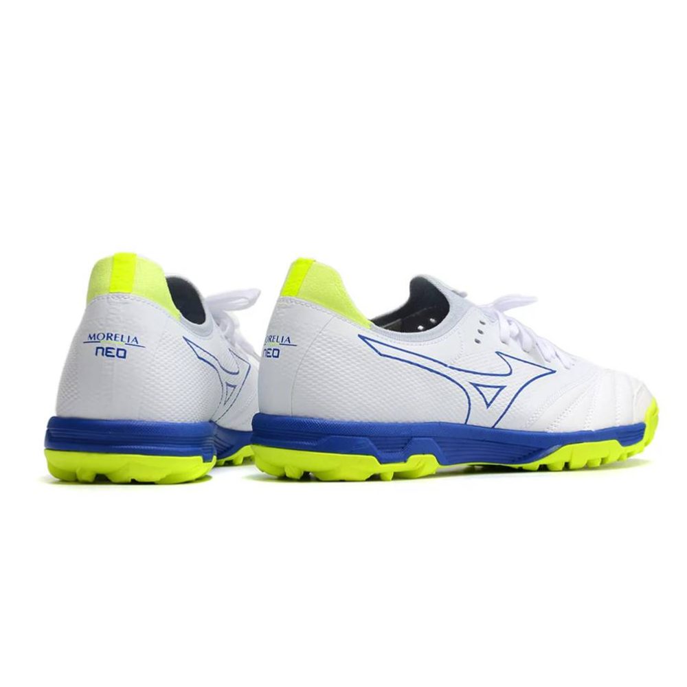 Giày bóng đá Mizuno Morelia Neo Beta TF Trắng/Xanh