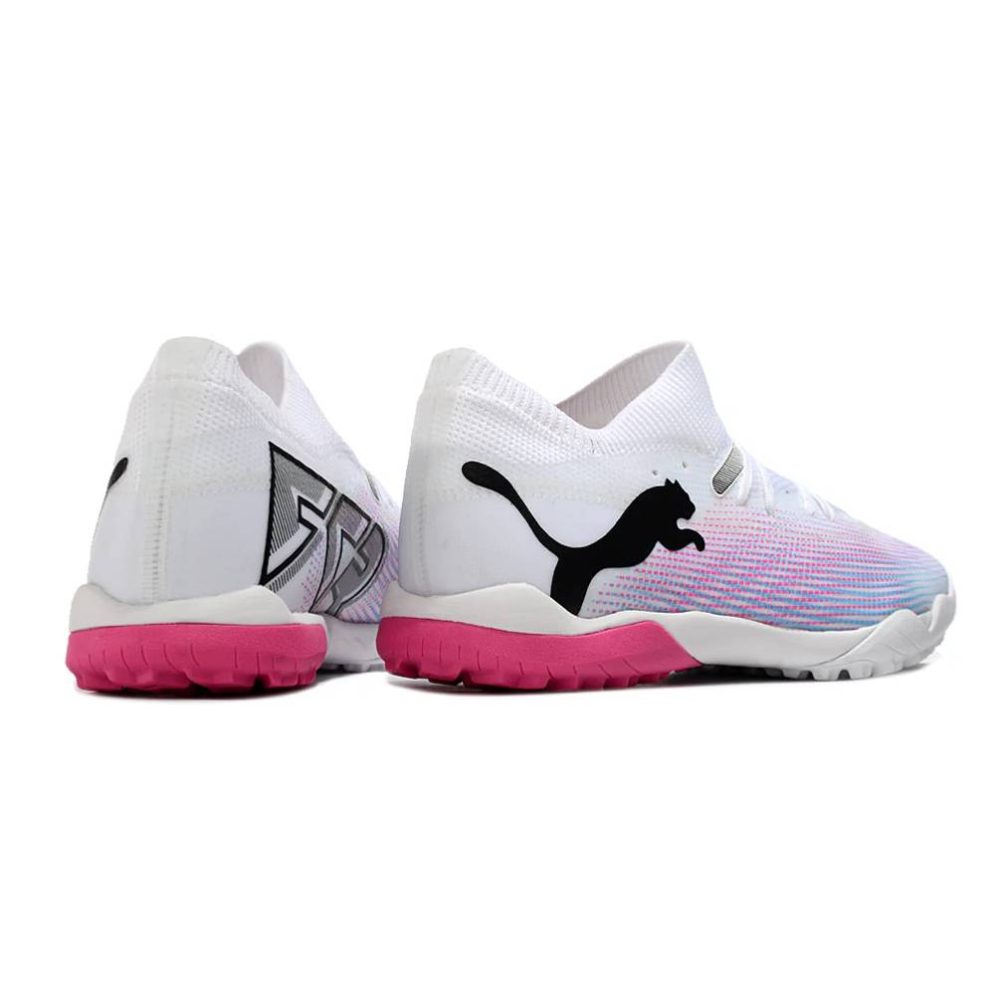Giày bóng đá Puma Future 7 TF Trắng/Hồng/Xanh