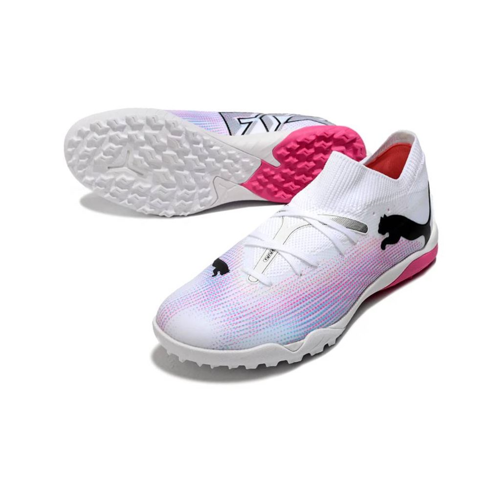 Giày bóng đá Puma Future 7 TF Trắng/Hồng/Xanh