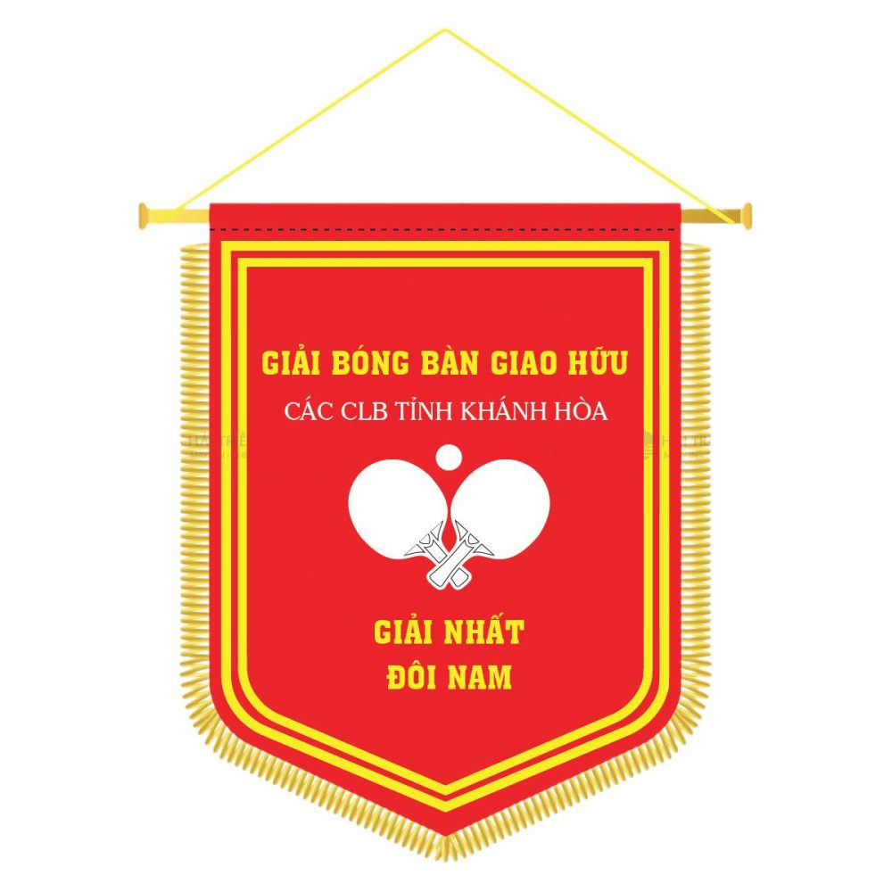 Cờ Lưu Niệm Bóng Bàn