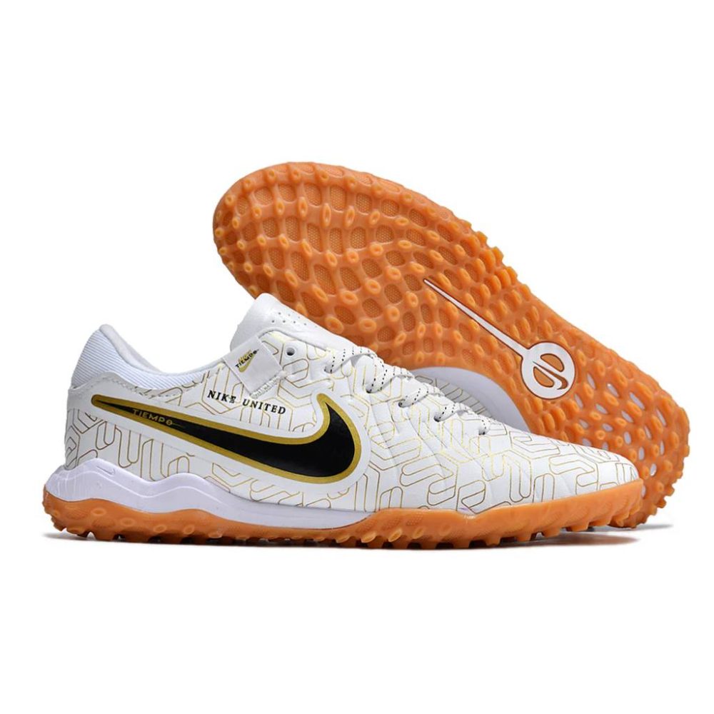 Giày bóng đá nữ Nike Tiempo Legend 10 Pro TF Trắng/Vàng Gold