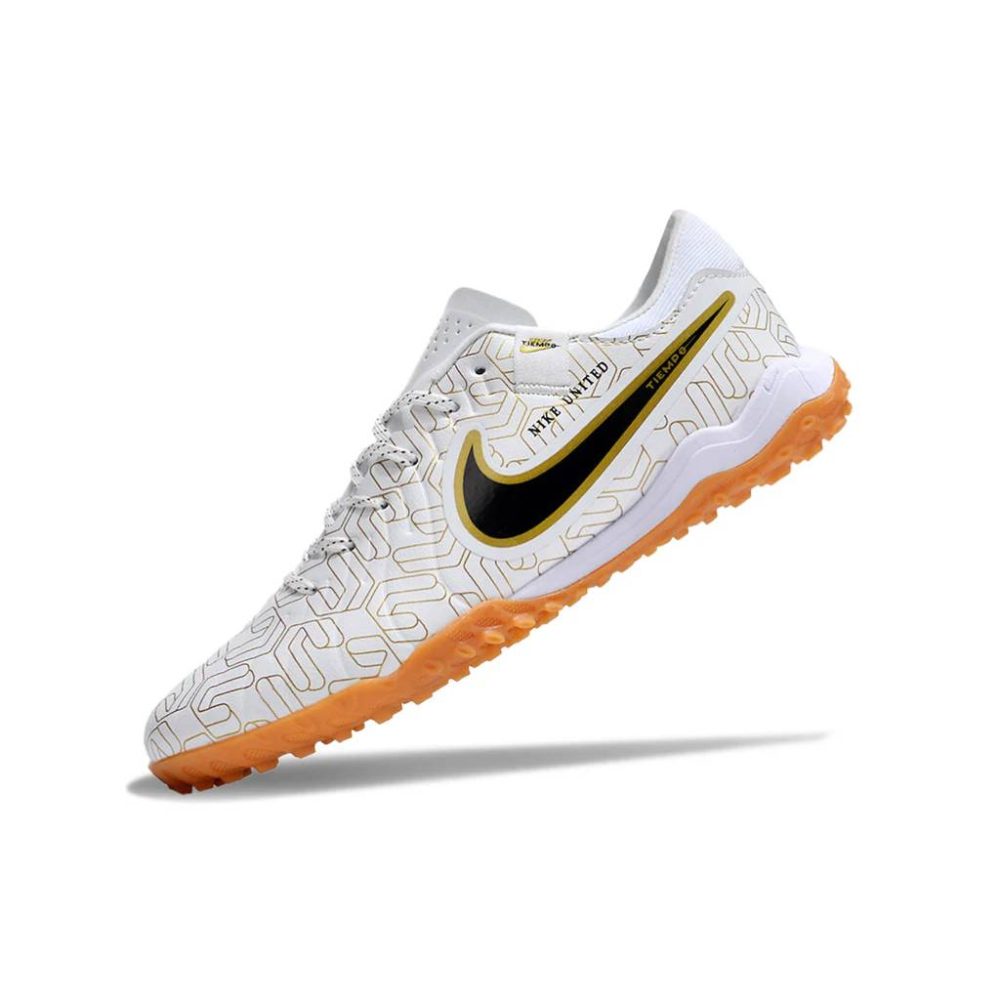 Giày bóng đá nữ Nike Tiempo Legend 10 Pro TF Trắng/Vàng Gold